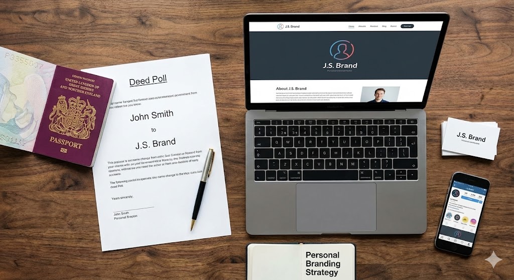 Changing name for personal brand UK legal deed poll