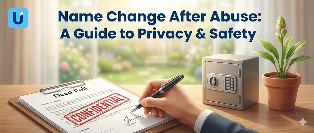Privacy safety guide for name change after domestic abuse UK