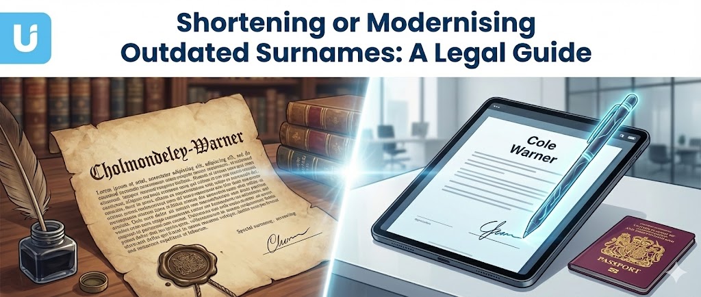 Shortening or Modernising Outdated Surnames: A Legal Guide