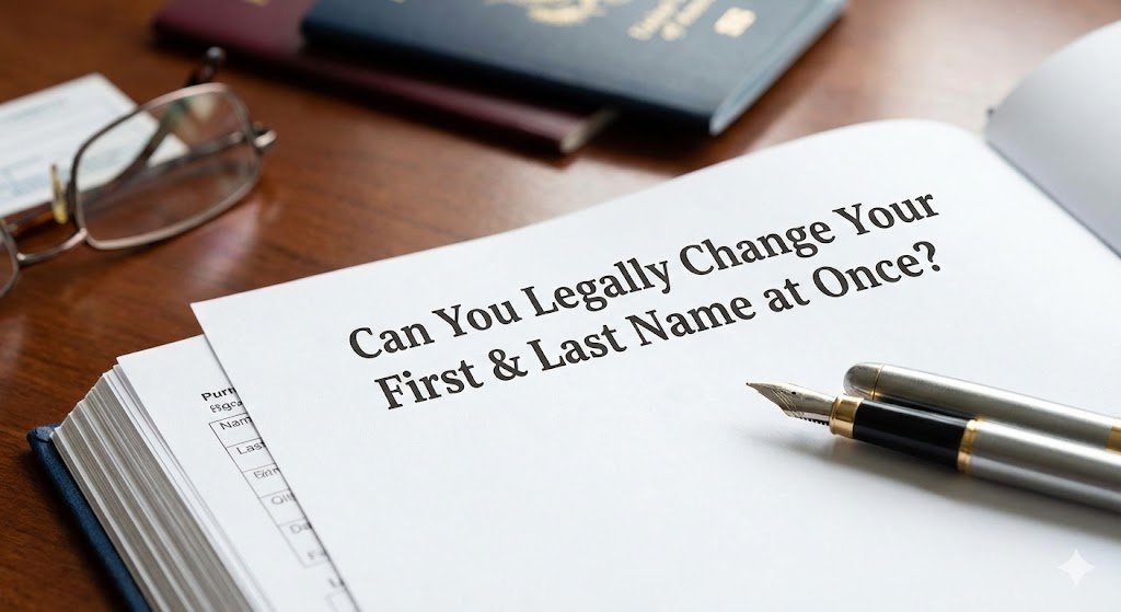 Change first and last name UK legal deed poll