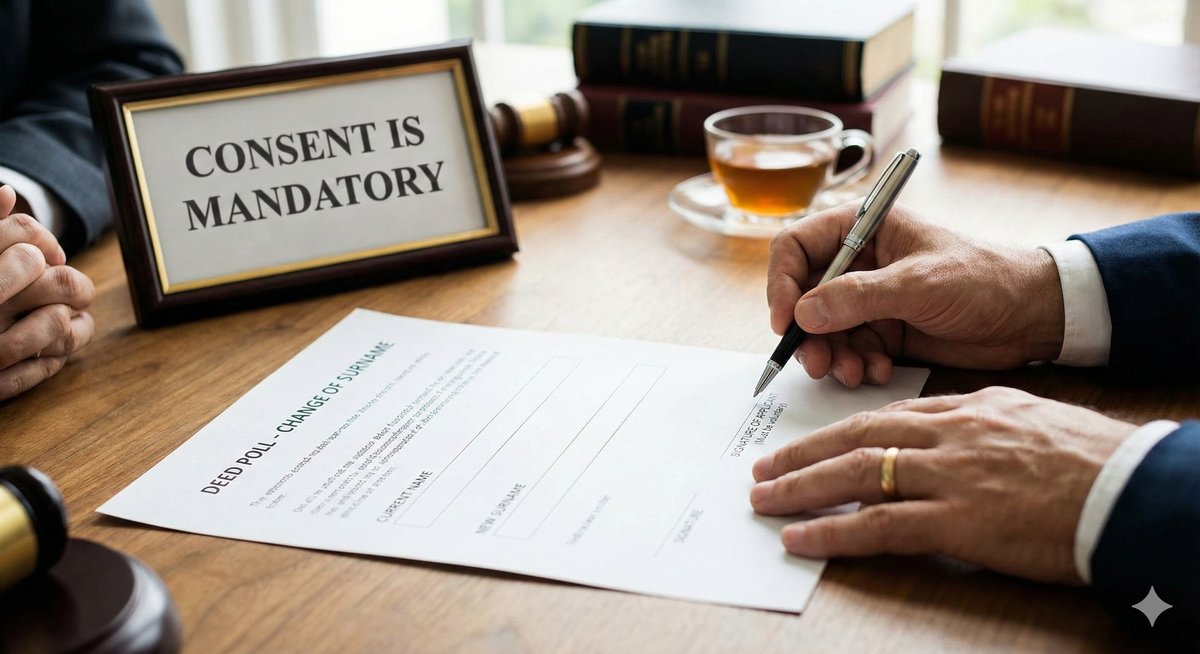 Signing a Deed Poll requires personal consent and cannot be forced.