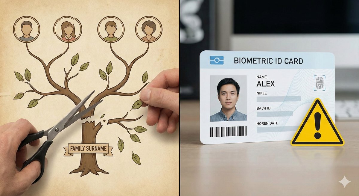 Can You Remove Your Surname? (Dropping the Family Name)