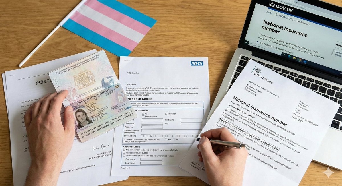 Updating Passport, NHS & HMRC During Transition: A UK Guide