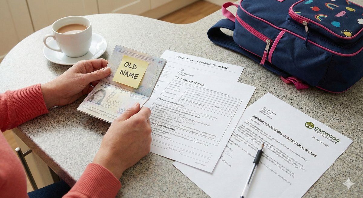 Updating Passports & School Records After a Child Name Change