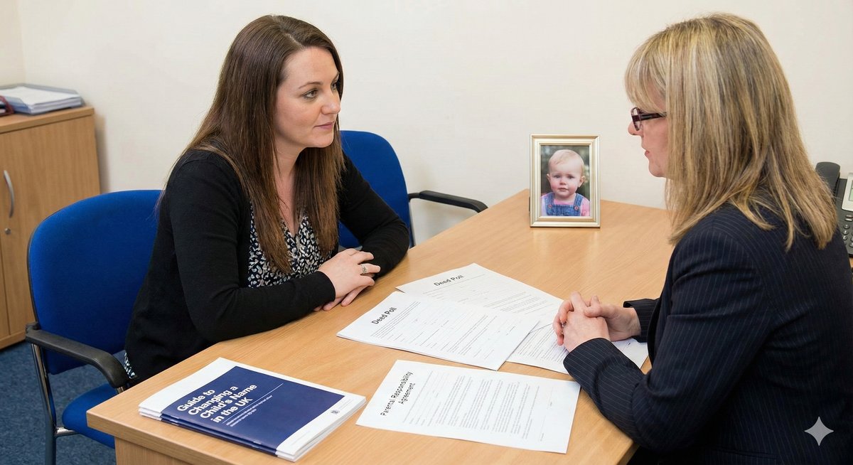 Changing child's name without father's consent UK rules.