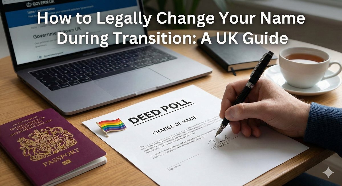 Legally changing name during gender transition UK guide.