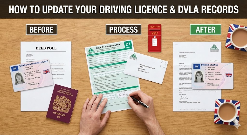 How to Update Your Driving Licence & DVLA Records