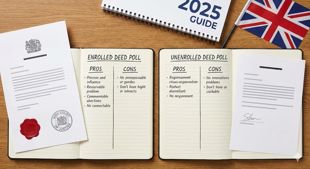 Enrolled vs Unenrolled Deed Polls: Pros & Cons (2025 Guide)