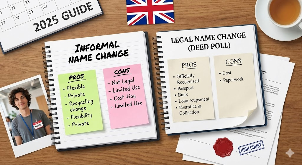 Informal vs. Legal Name Changes: Pros & Cons (2025 Guide)