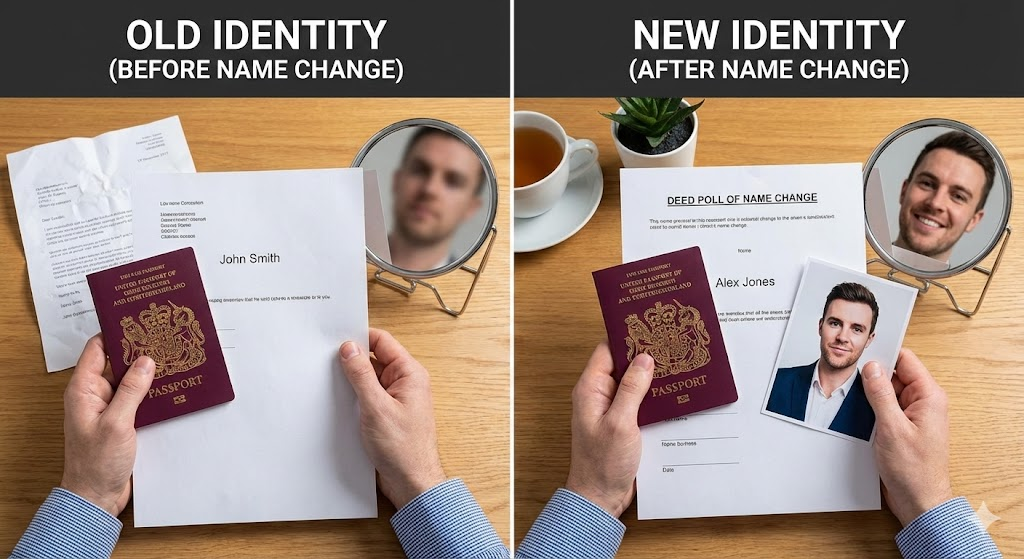 How a name change impacts personal identity and self-esteem in the UK.