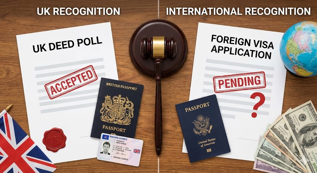 Name Changes Across Jurisdictions: UK vs. International Recognition