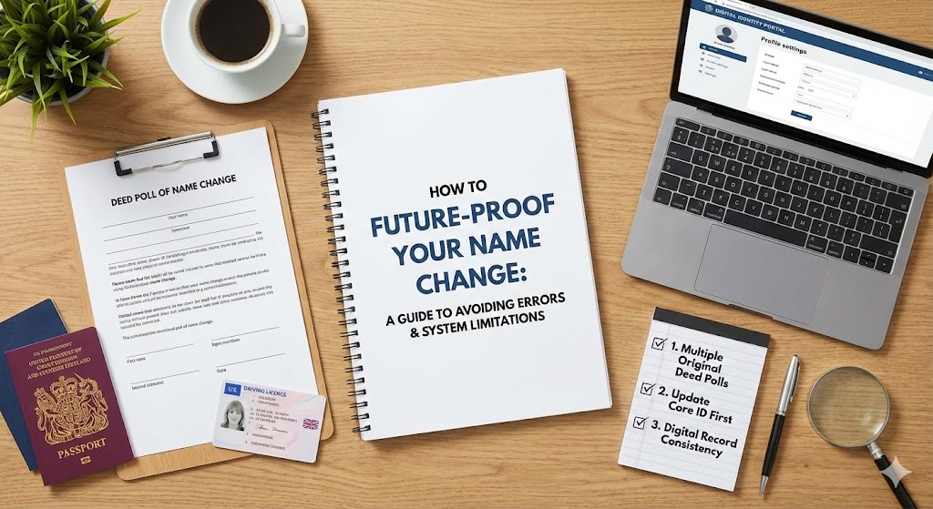 How to future-proof your UK name change against errors and system limitations.