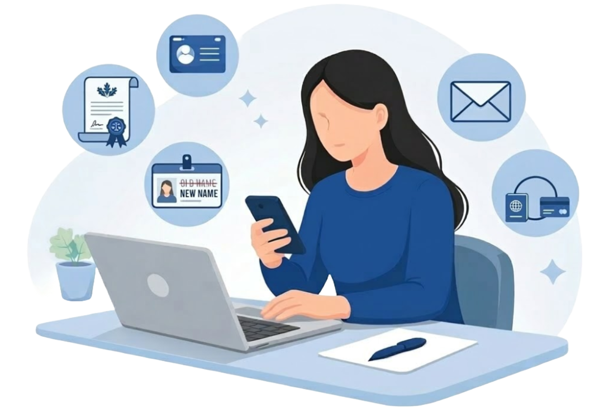 Online deed poll application form