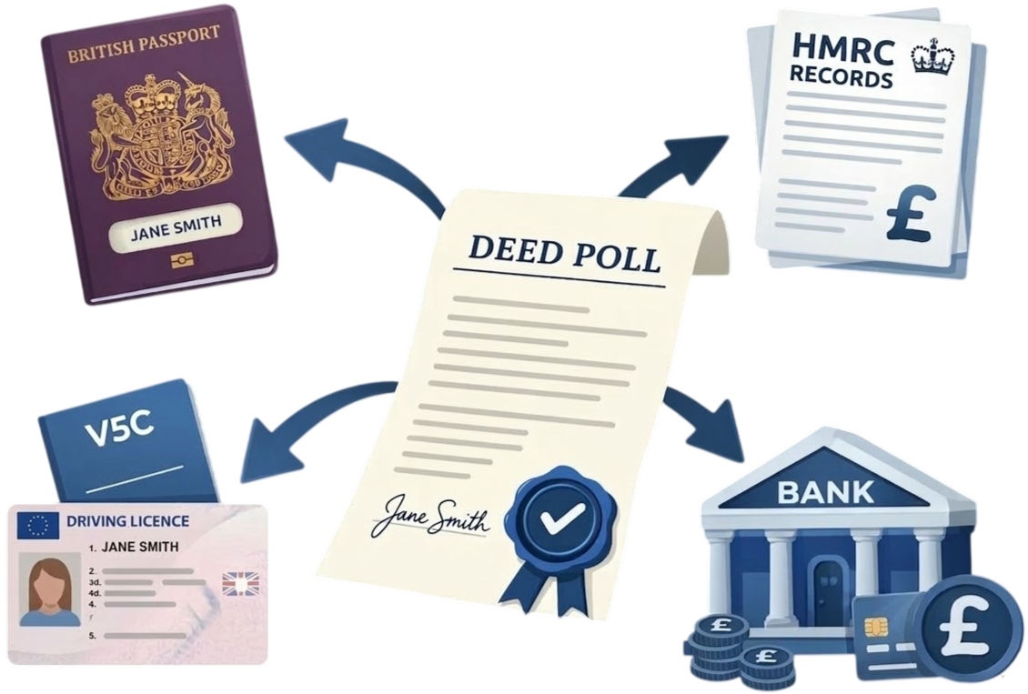 Update your records with organisations